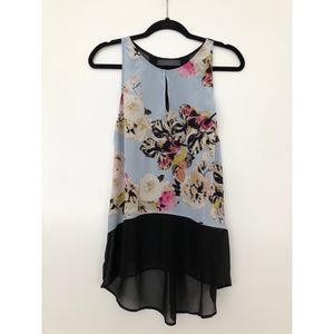 PJK Patterson J. Kincaid Silk Floral Blouse